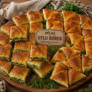 Milas yöresel otlu börek